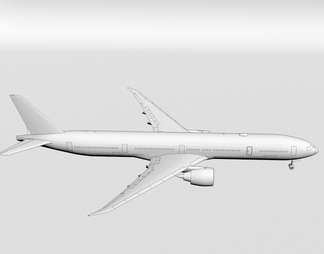 中国东方航空公司波音777客机飞机简配版