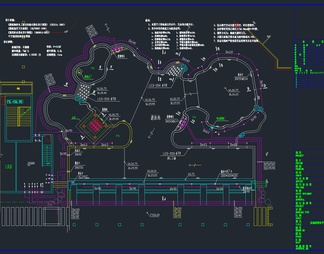 20套游泳池游泳馆CAD施工图