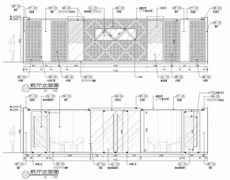 500㎡办公室施工图 办公空间 开敞办公 会议室