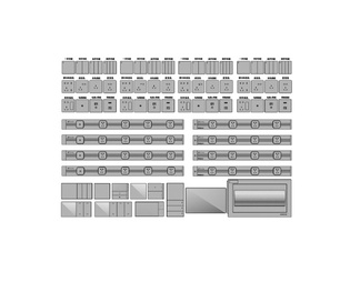 开关插座组合 移动轨道插座 智能开关面板 电箱