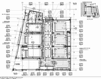 1400㎡会议中心室内施工图  会议室 多功能厅 商务中心