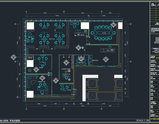 32套新款办公空间CAD施工图+效果图