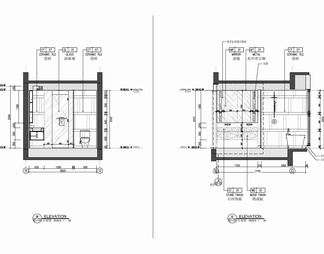 160㎡四居室家装样板间室内施工图 家装 私宅 平层 四居室 样板间