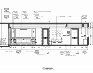 160㎡四居室家装样板间室内施工图 家装 私宅 平层 四居室 样板间