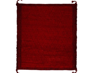 红色流苏地毯