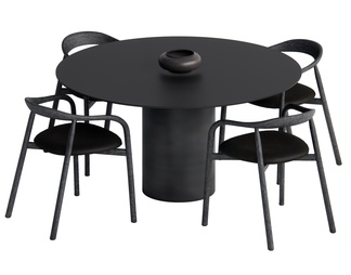 餐桌椅组合 圆桌