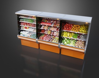 超市食物饮料冷藏柜 冰柜 保险柜 售货柜