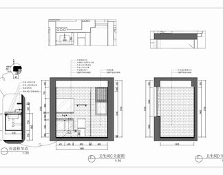 90㎡家装两居室平层室内施工图 家装 私宅 平层 样板间 两居室