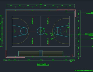 49套篮球场 运动场地 体育馆CAD施工图