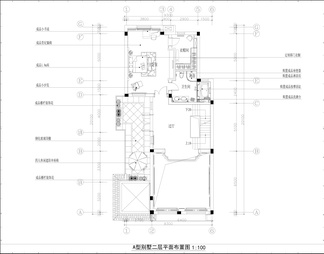 金螳螂--宜兴龙山豪庭A户型别墅施工图