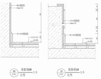 踢脚线与各类墙面装饰收口详图 实木踢脚 不锈钢踢脚 收口 墙面剖面