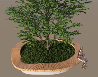 造型树池 景观座椅