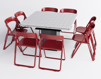 餐桌椅组合 折叠椅