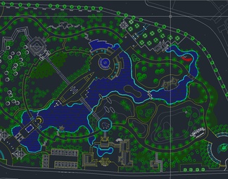 80套最新公园广场景观全套CAD图纸