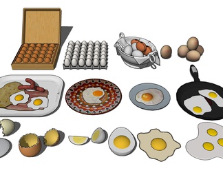 鸡蛋煎蛋 食物美食
