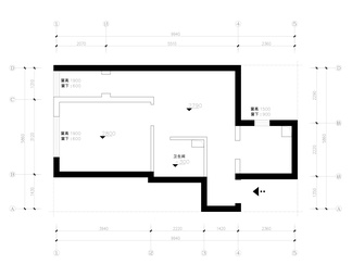 精品户型改造案例-一居室