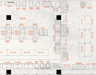 星级餐饮酒店厨房设备CAD图纸