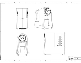 饮水机CAD制作图