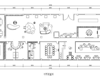 办公室家居展厅 施工图