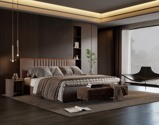 Minotti 双人床