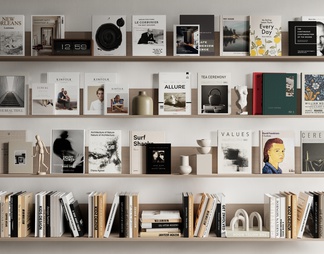 书籍 书本组合 壁挂书架