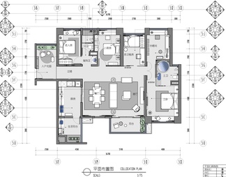 170㎡四居室大平层室内施工图 家装 私宅 豪宅 大平层 样板房