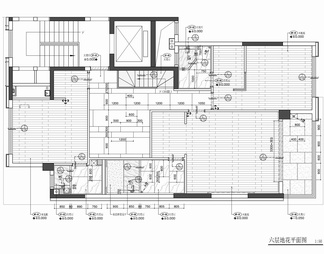 上叠别墅家装施工图 别墅 叠墅 家装 洋房 样板房