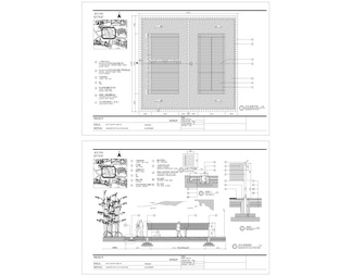 24套羽毛球场 运动场 体育馆CAD施工图