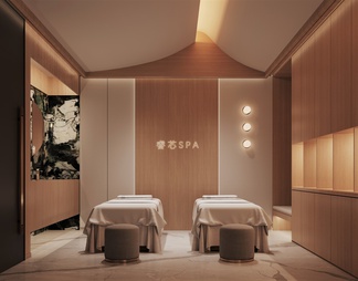 实木，原木，SPA,按摩床，包厢