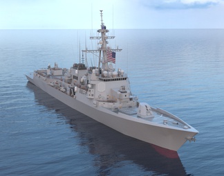 美国海军新升级驱逐舰阿利伯克