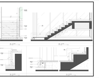 800㎡售楼部平面方案CAD施工图