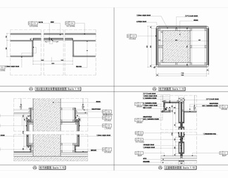 1600㎡办公室施工图  办公空间 会议室 开敞办公