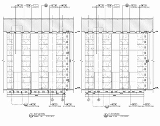 办公楼大堂公区电梯厅施工图 办公大堂 电梯厅 公区 公共能卫生间