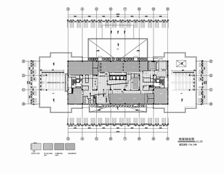 1800㎡办公室施工图 办公空间 会议室 开敞办公