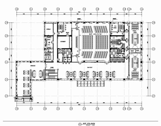 十层办公及会议培训中心施工图 办公室 商务中心 学术报告厅 会议室 报告厅 培训中心