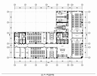 十层办公及会议培训中心施工图 办公室 商务中心 学术报告厅 会议室 报告厅 培训中心