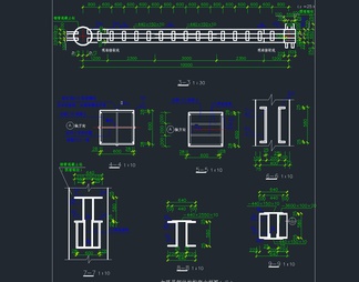 340套钢结构节点详图通用CAD图集