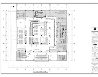 42套学生职工餐厅食堂建筑CAD施工图