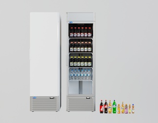 冰箱，冰柜，超市小卖部冰箱冰柜，商业冰箱冰柜，冷藏柜，饮料瓶，可乐雪碧