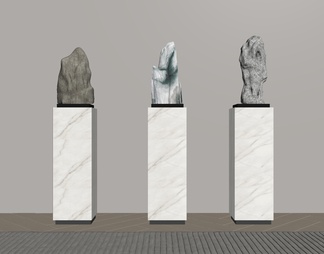 装饰石头，雕塑石头