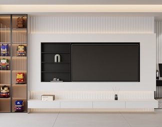 电视背景墙 电视柜 造型墙 装饰墙 装饰柜 电视机