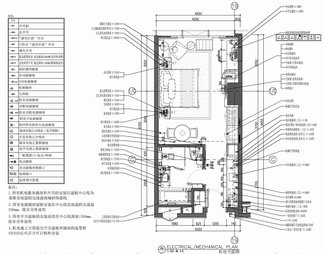 45㎡家装单间公寓施工图 家装 单间配套 平层 私宅 公寓  样板间