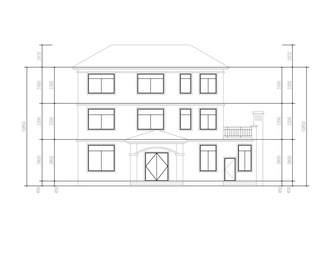 别墅CAD平立面方案图纸