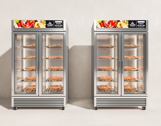 冷藏冰箱 烤串冰箱 冰柜 肉串 烤肉