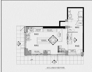 蛋糕面包店CAD