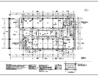 4F3600平医院实验楼建筑施工图带天正