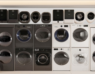 洗衣机组合 壁挂洗衣机 烘干机 滚筒洗衣机