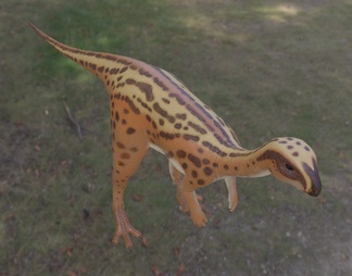 橡树龙侏罗纪晚期食草性恐龙