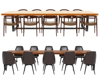 会议办公桌椅组合