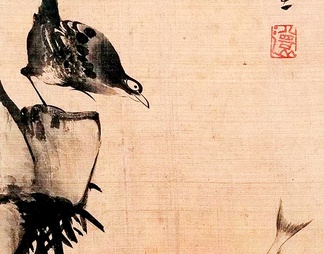 中式写意国画花鸟挂画